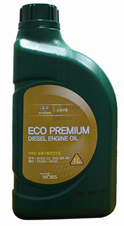 Моторное масло KIA Eco Premium Diesel Engine Oil 0W30 1 л