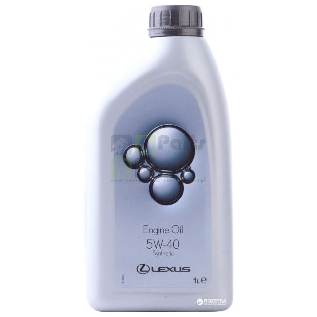 Моторное масло Lexus Engine Oil Synthetic Euro 5W40 1 л