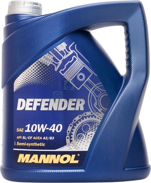Моторное масло Mannol Defender Metal 10W40 4 л