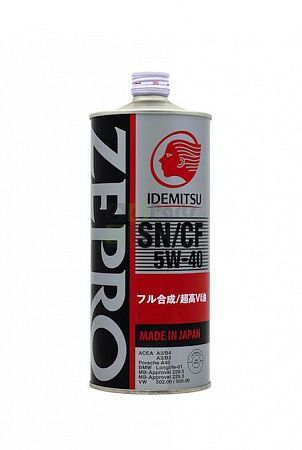 Моторное масло Idemitsu Zepro Euro Spec SNCF 1849-054 5W40 1 л