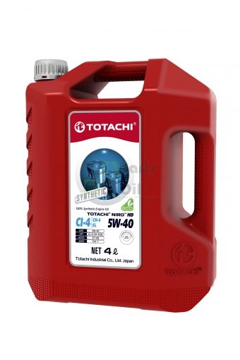 Моторное масло Totachi Niro HD Synthetic 5W40 4 л