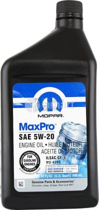 Моторное масло Mopar MaxPro AC 5W20 0,946 л