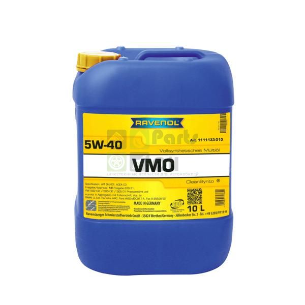 Моторное масло Ravenol VMO 5W40 10 л