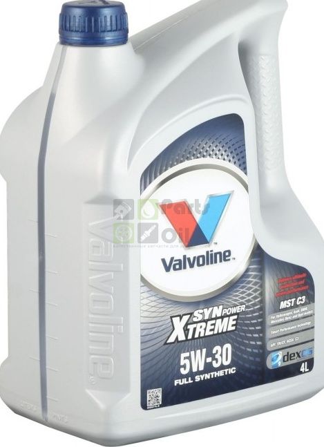 Моторное масло Valvoline SynpoWer Xtreme MST C3 5W30 4 л