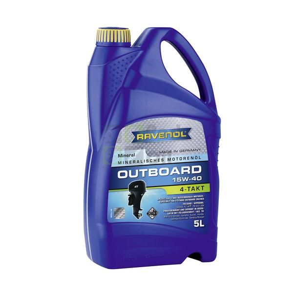 Моторное масло Ravenol Outboardoil 4T 15W40 5 л