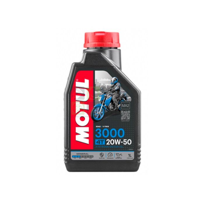 Моторное масло MOTUL 3000 4T 20W50 107318, 1л