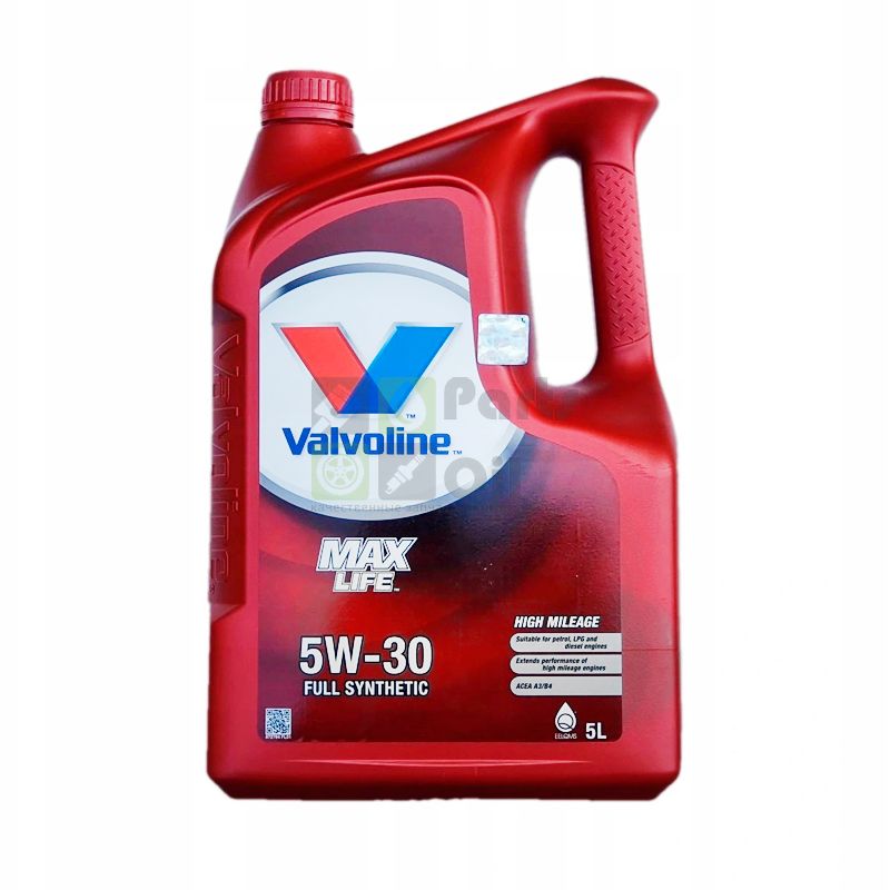 Моторное масло Valvoline MaxLife 5W30 5 л