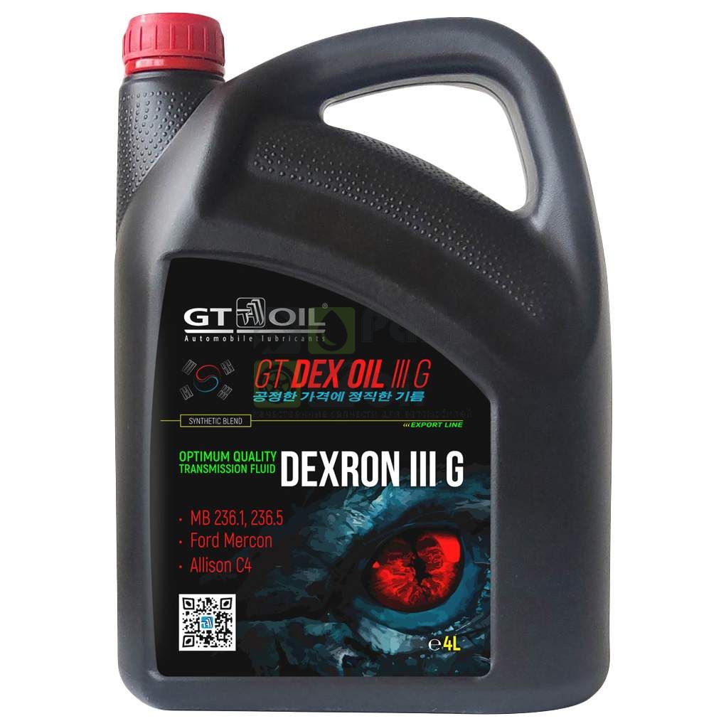 Моторное масло Полусинт. Gt Dex Oil Iii G, 4 Л GT OIL 8809059408957