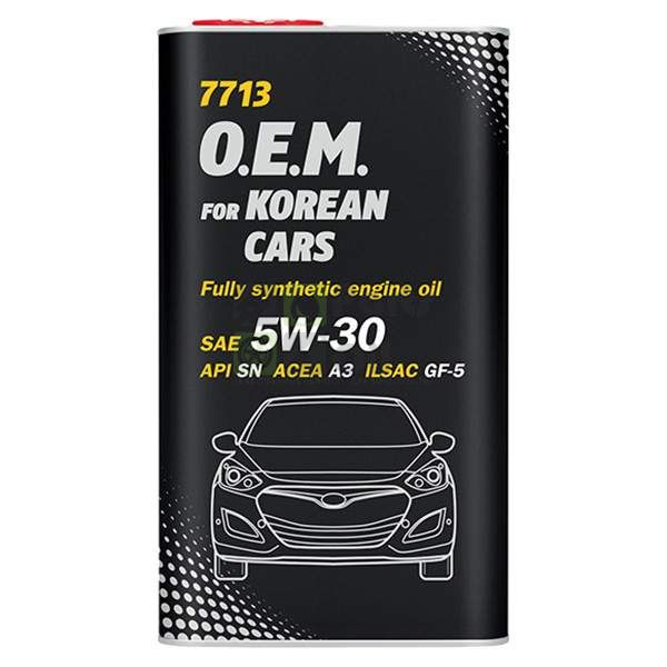 Моторное масло Mannol O.E.M. For Korean Cars Metal 7713-4ME 5W30 4 л
