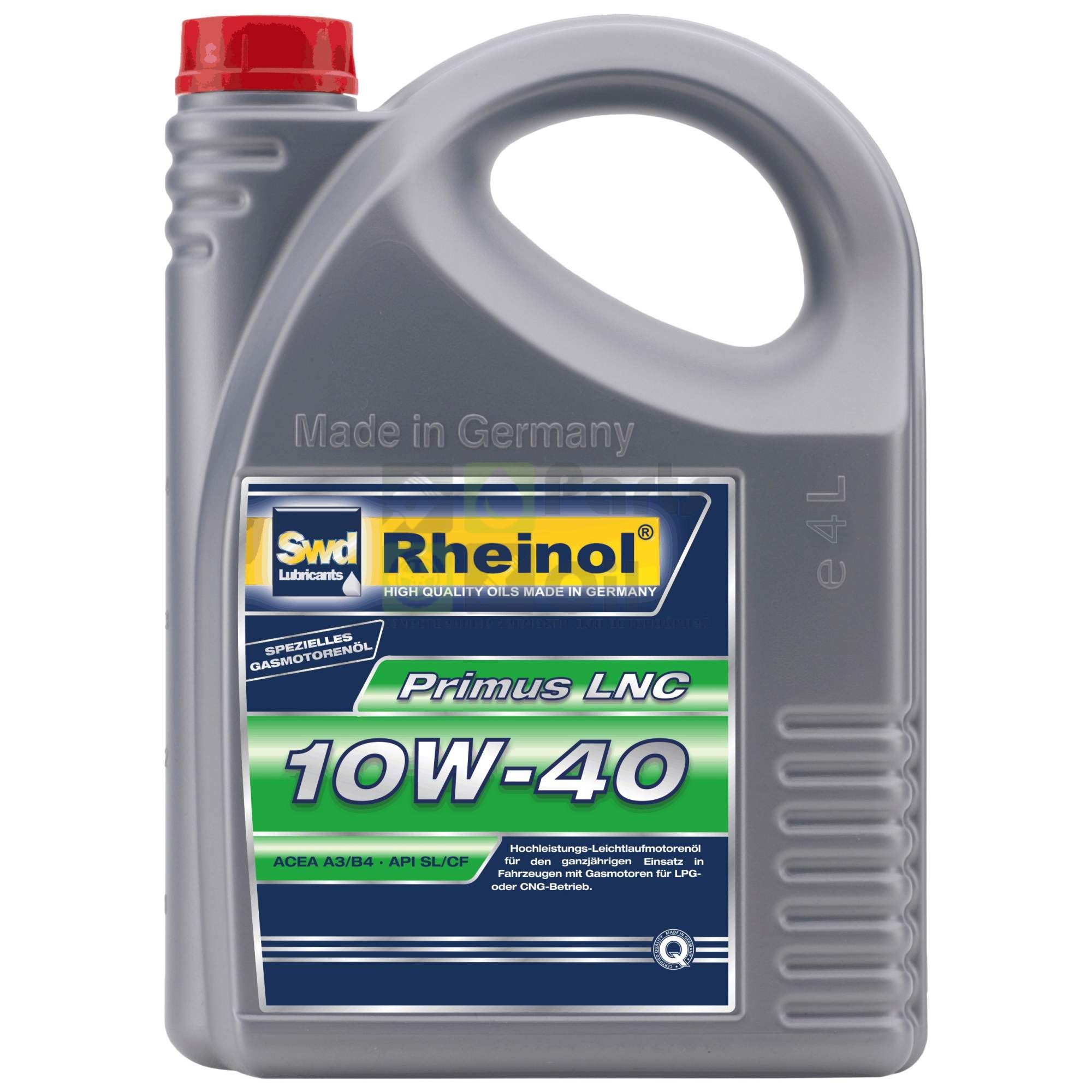 Моторное масло SWD Rheinol Primus LNC 10W40 4 л