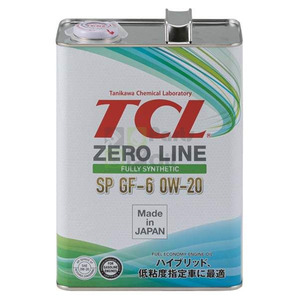 Моторное масло TCL Zero Line Fuel Economy Sp Gf-6 0W20, 4л синтетическое Z0040020SP
