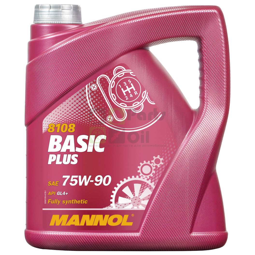 Масло Mannol Gl-4+ Basic Plus 75W90 4л MANNOL BP40465