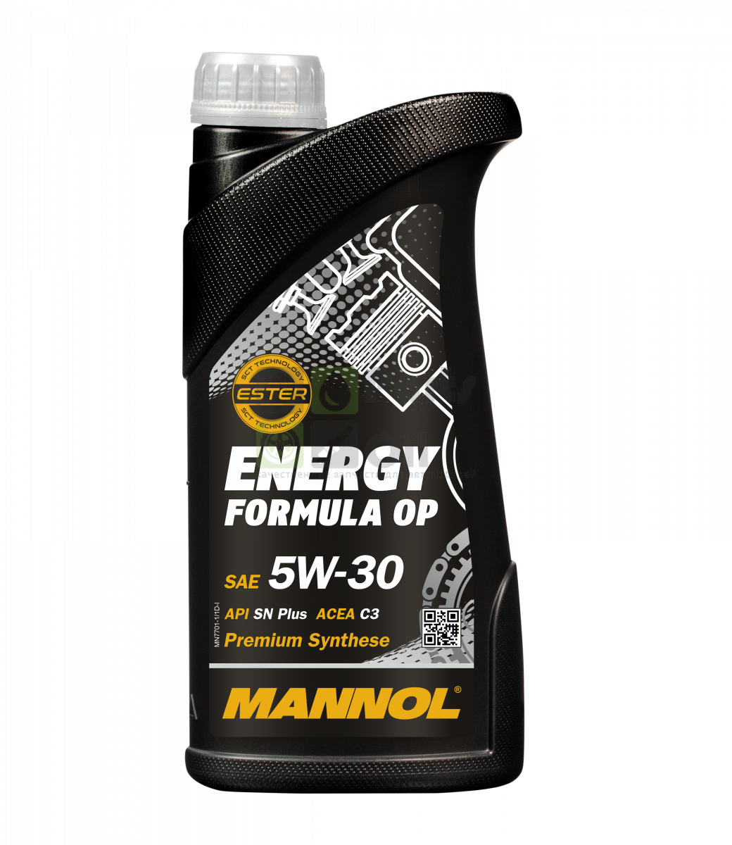 Моторное масло  MANNOL 7701 ENERGY FORMULA OP 5W-30, for ChevroletOpel, 1L, 1076, синт