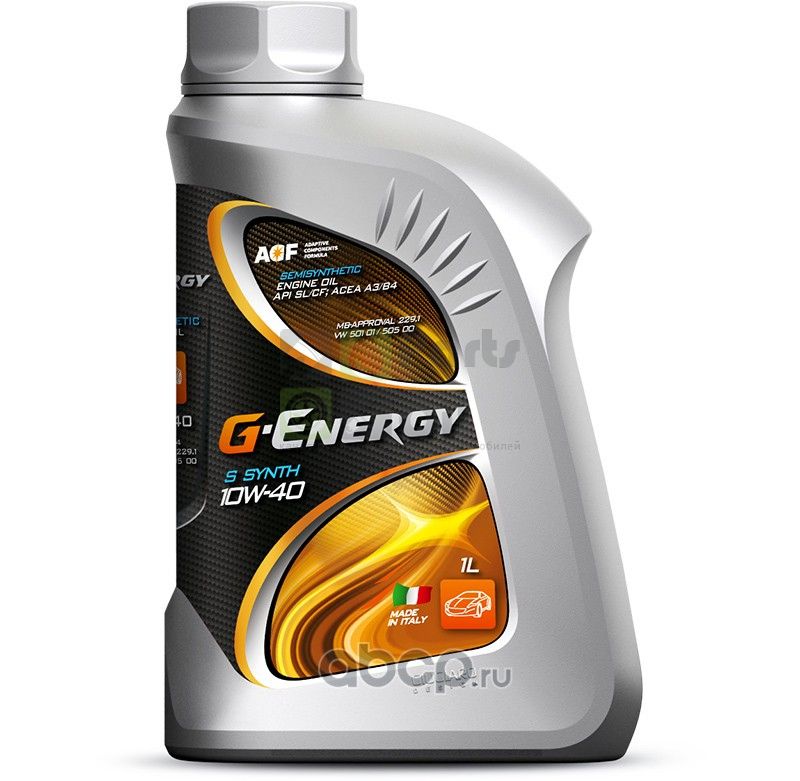 Моторное масло Полусинтетическое, G-Energy S Synth 10W-40, 1л Gazpromneft 253140157