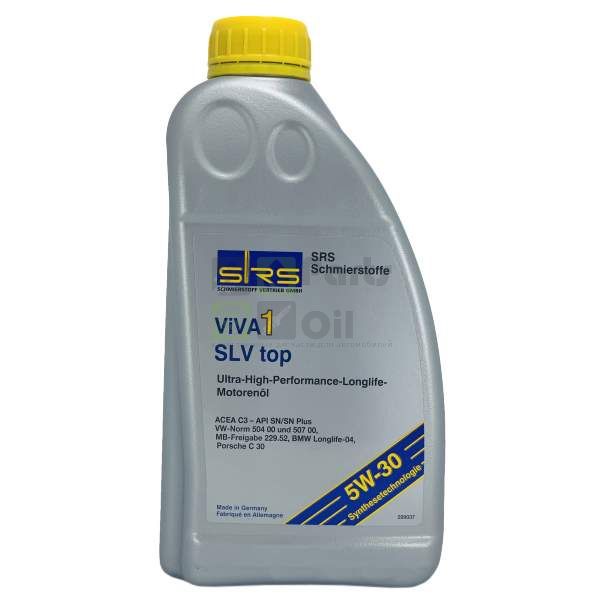 SRS Моторное масло VIVA 1 SLV top 5W-30 1 л.