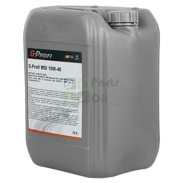 Моторное масло G-PROFI MSI 10W40 псинт.20л G-ENERGY