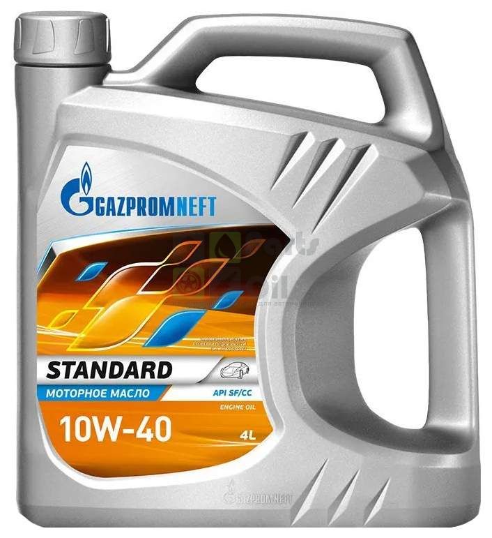 Моторное масло МИНЕРАЛЬНОЕ GAZPROMNEFT STANDARD 10W-40  4 Л. 4650063110909