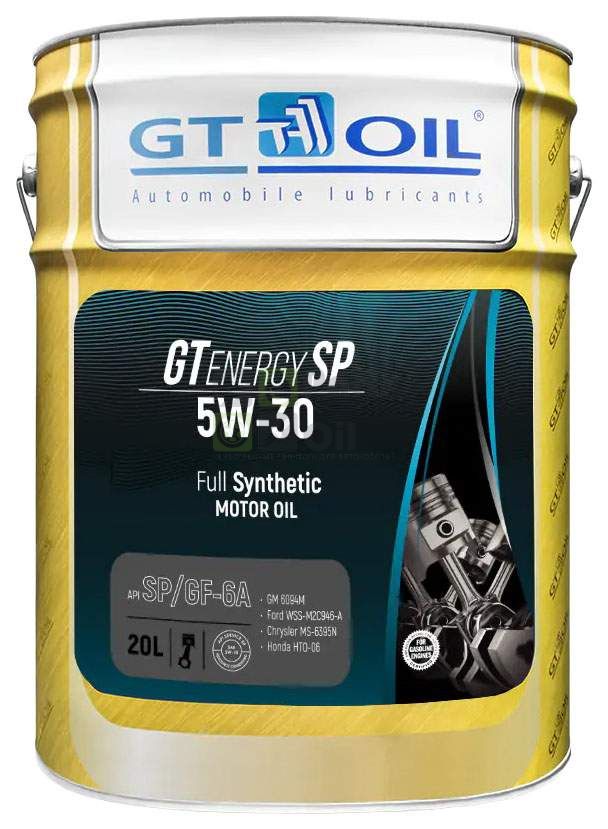 GT OIL 8809059409169 Масло мотор. GT Energy SP, SAE 5W30, API SP, 20 л 1шт