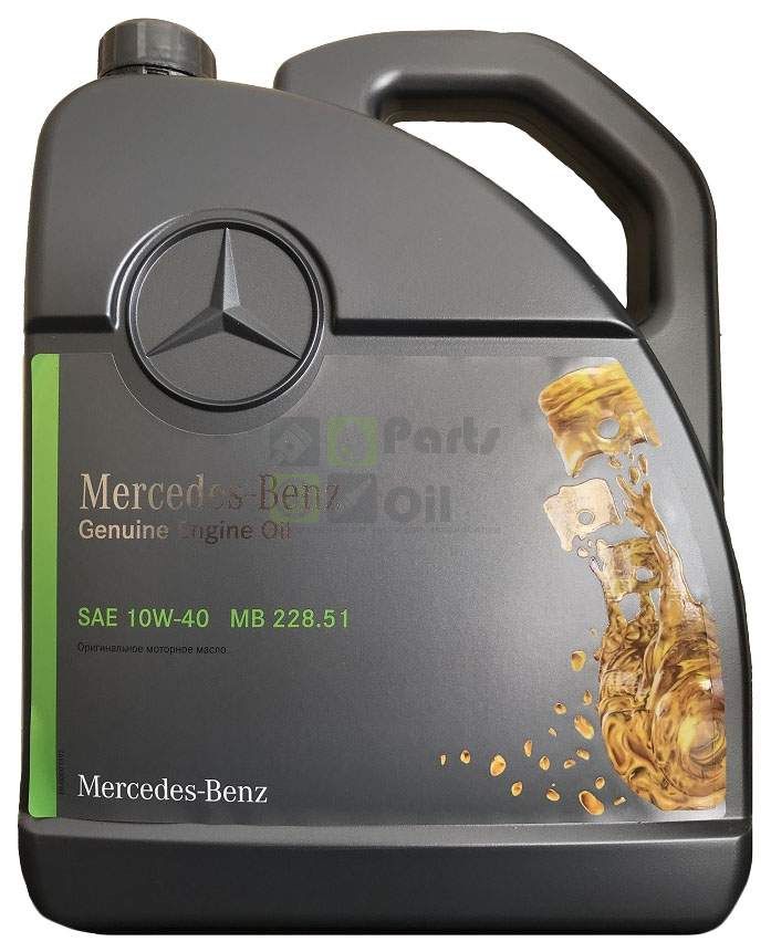 Масло моторн 10W40 5л [ORG] Mercedes-Benz 000989470413FBFR