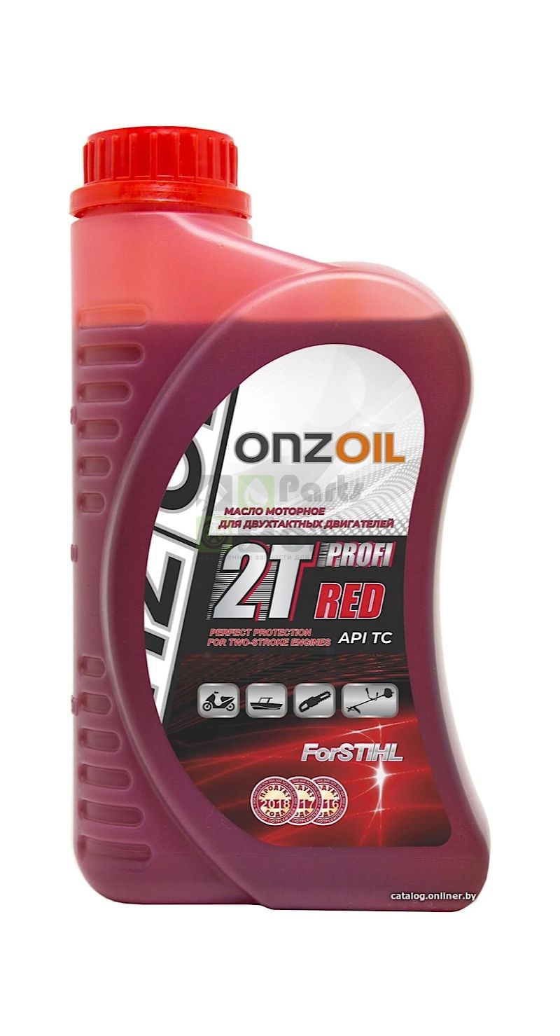 Моторное масло Минеральное 0.9л - Api Tc Onzoil Profi 2t Red ONZOIL ONZOILPROFI2TRED0