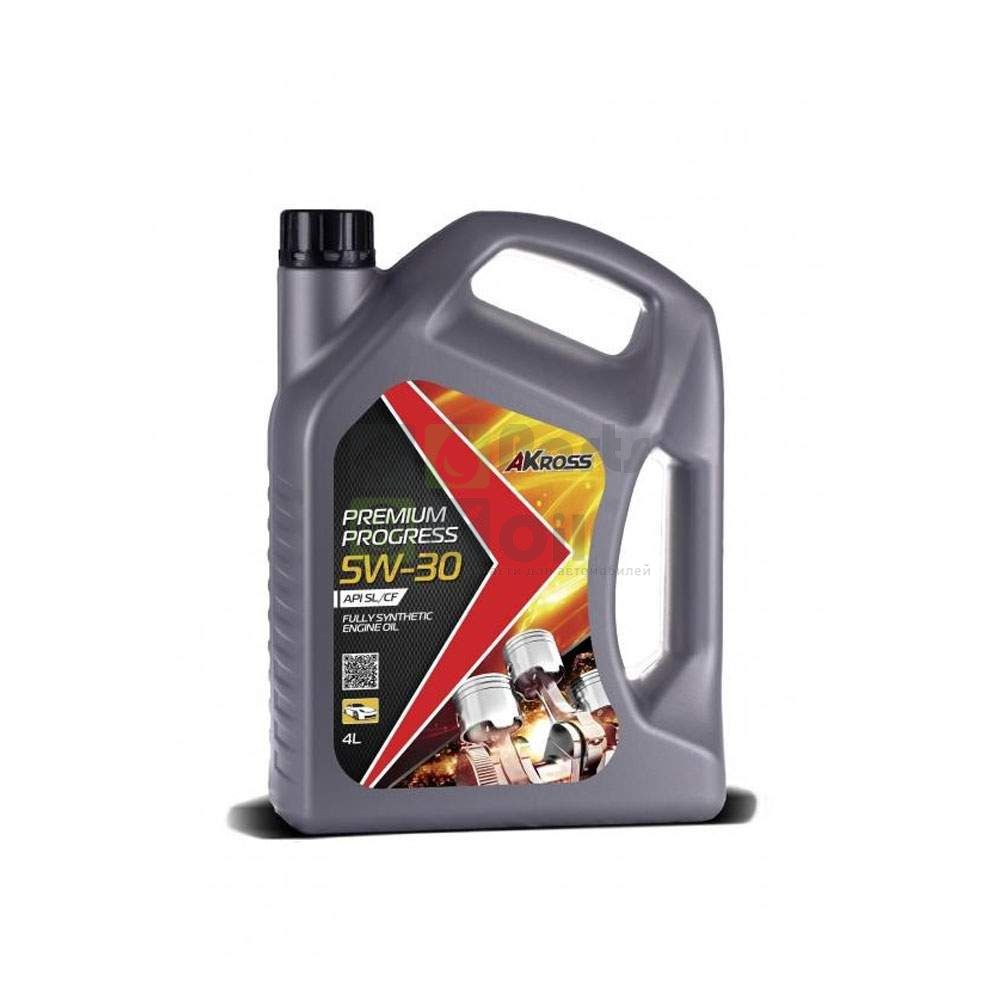 AKross Моторное масло Akross Premium Progress 5W40 SlCf 4 Л Синт.