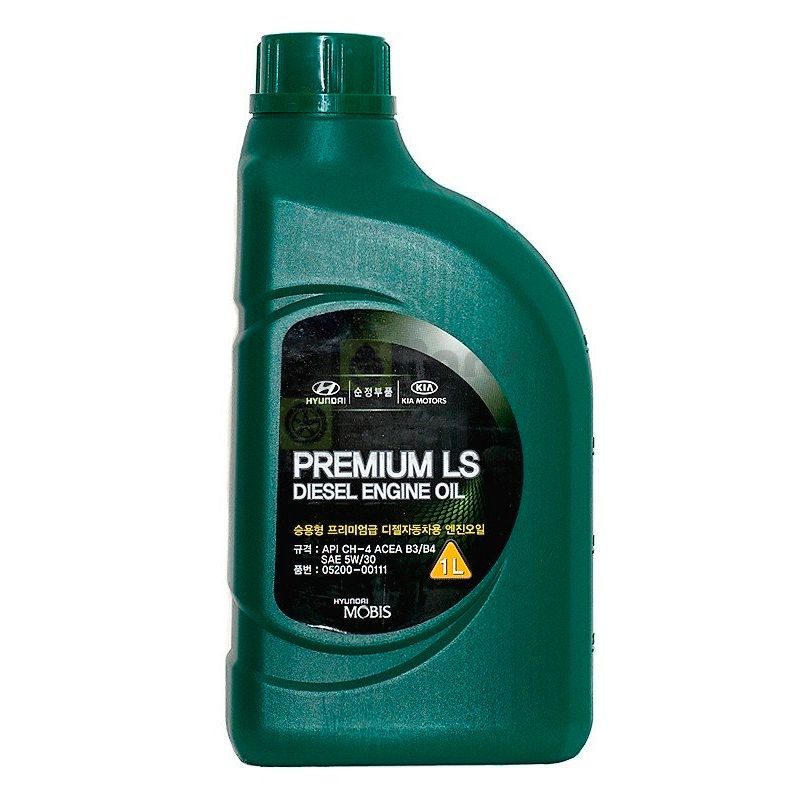 Моторное масло HYUNDAI Premium LS Diesel SAE 5W-30 CH-4 1л 0520000111
