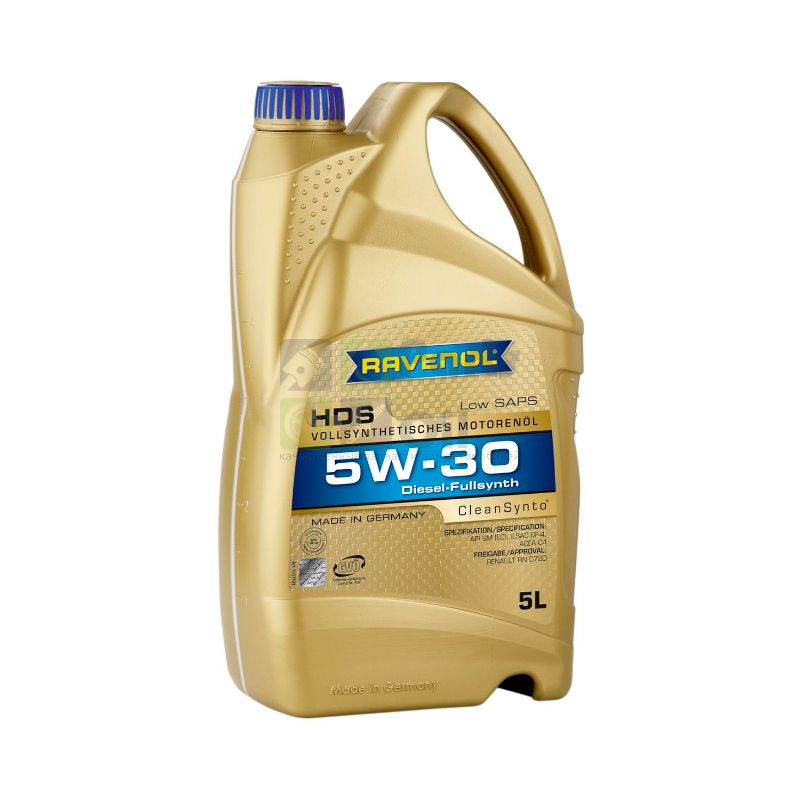 RAVENOL 4014835723252 Моторное масло RAVENOL HDS Hydrocrack Diesel Specif SAE 5W30 5л ne