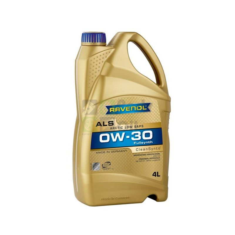RAVENOL 4014835797796 Моторное масло RAVENOL Arctic LoW SAPS ALS SAE 0W30  4л
