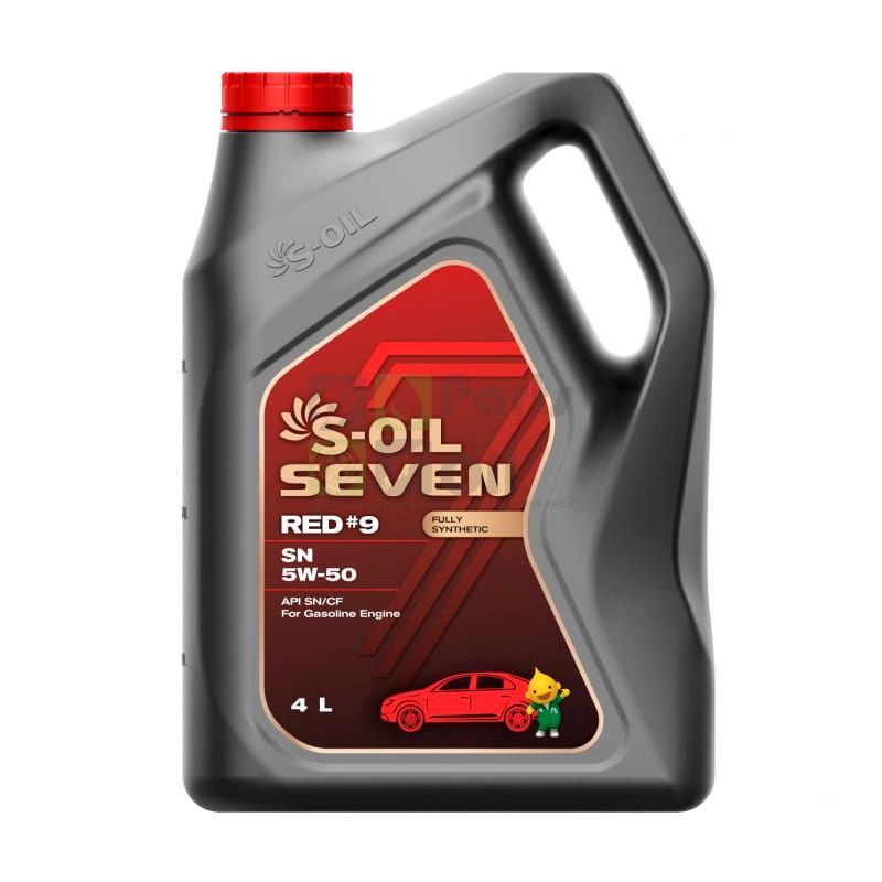 S-Oil Моторное масло S-Oil 7 Red 9 Sn 5W50 Синтетика 4