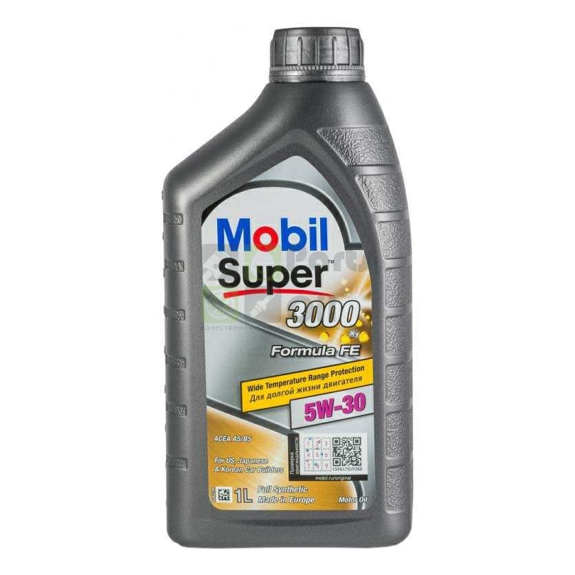 Масло Mobil Super 3000 X1 Formula FE 5W-30 моторное 1 л
