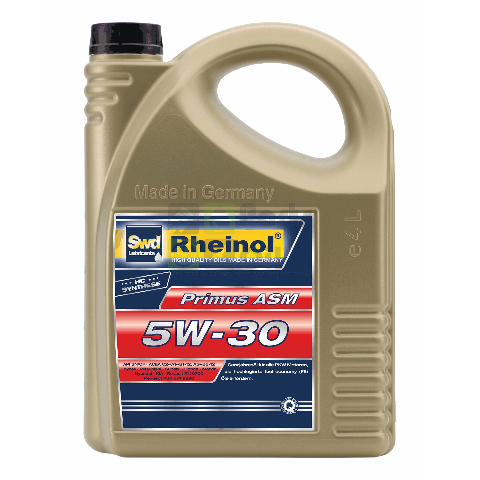 Масло синтетическое SWd Rheinol ASM 5W-30 4 л