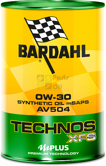 Моторное масло Bardahl Technos XFS AV504 0W30 1 л