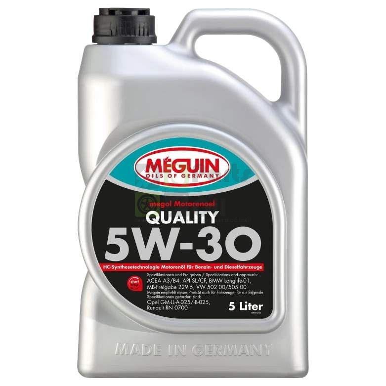 6567 Meguin НС-синтетическое моторное масло Megol Motorenoel Quality 5W-30 5л