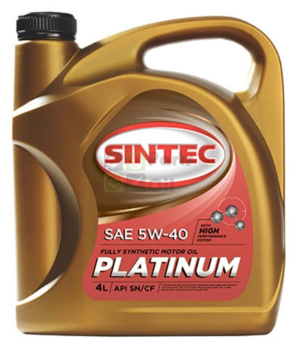 Масло Sintec Платинум 5W-40 Синт. Api SnCf 4л SINTEC 999984