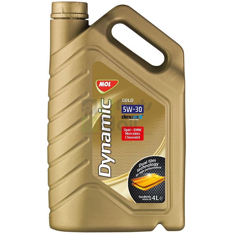 Моторное масло Mol Dynamic Gold 13301107 5W30 4 л
