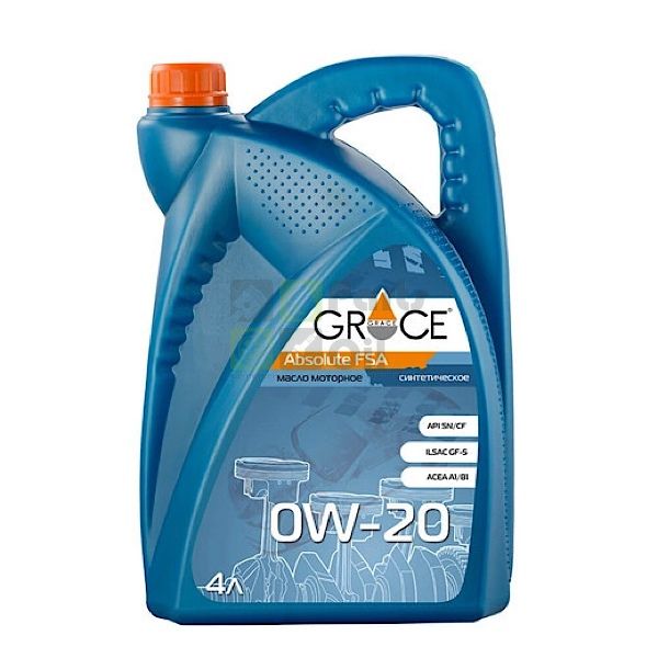 Моторное масло ABSOIUTE FS 0W20 синт.4л GRACE