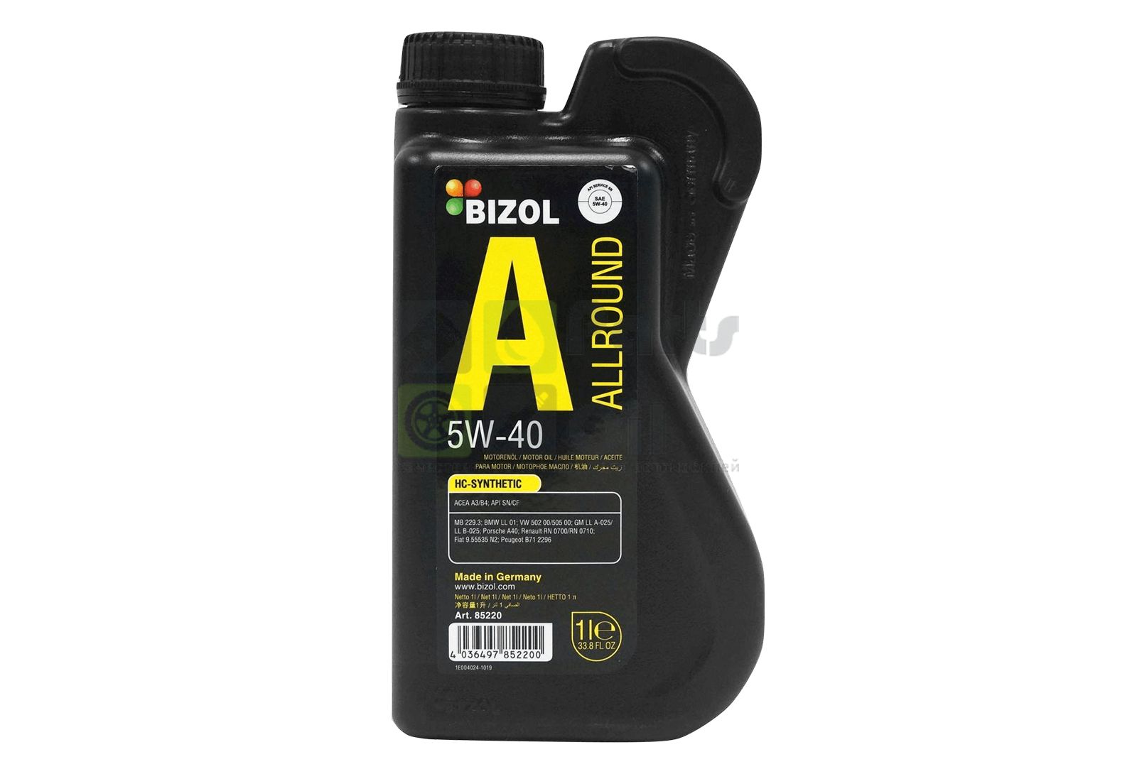 Моторное масло BIZOL Allround 5W-40 1L