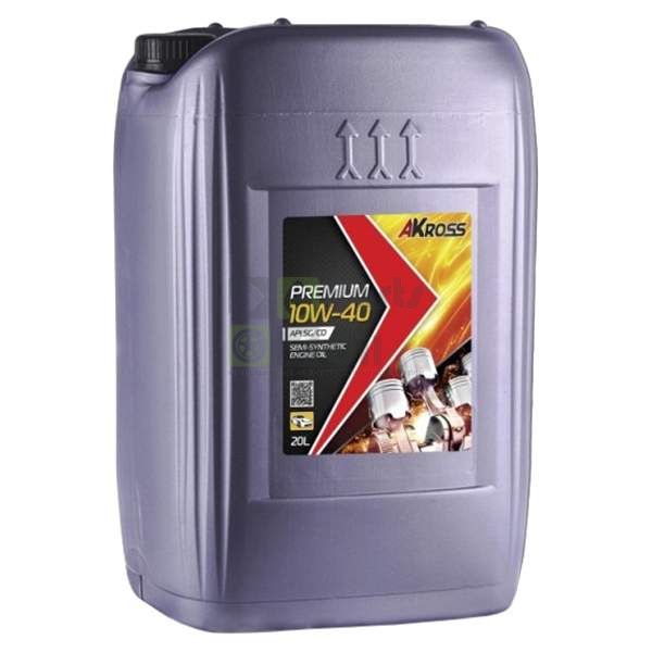Моторное масло AKross 10W-40 Premium SGCD 20 л бензин