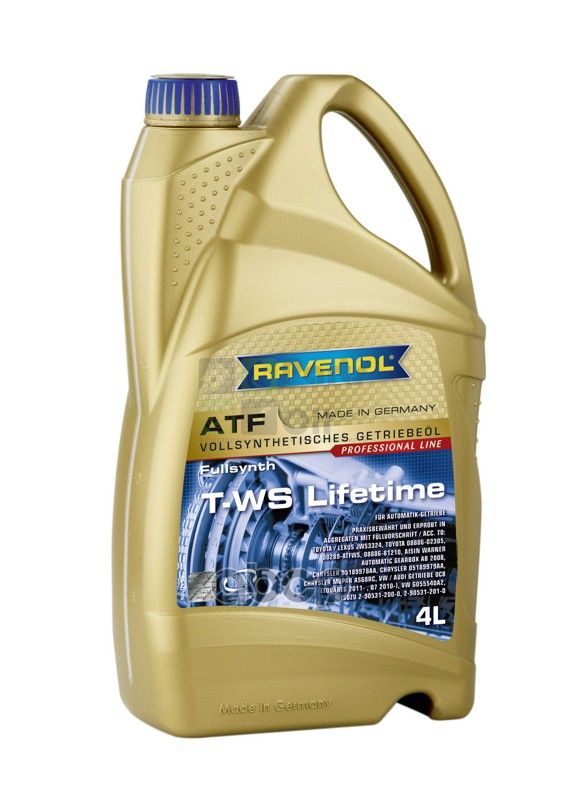 Масло Акпп Ravenol 4014835743397 121110600401999  4l  Atf T-Ws Lifetime Jws3324, Volvo 3
