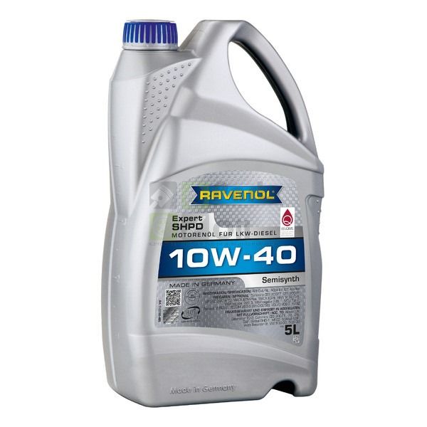 Моторное масло Ravenol 4014835725850 112210500501999 Expert Shpd Sae10w-40  5л Полусин