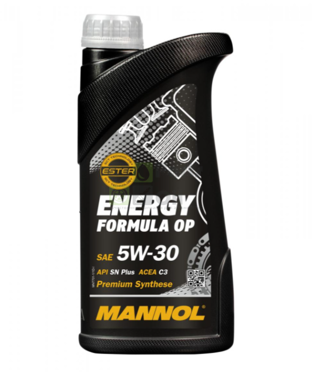 Моторное масло синтетическое MANNOL 7701 Energy Formula OP 5W30, 1 литр.