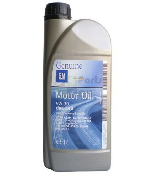 GENERAL MOTORS 1942000 Моторное масло OPEL GM Dexos 2 5W30 1л 1шт