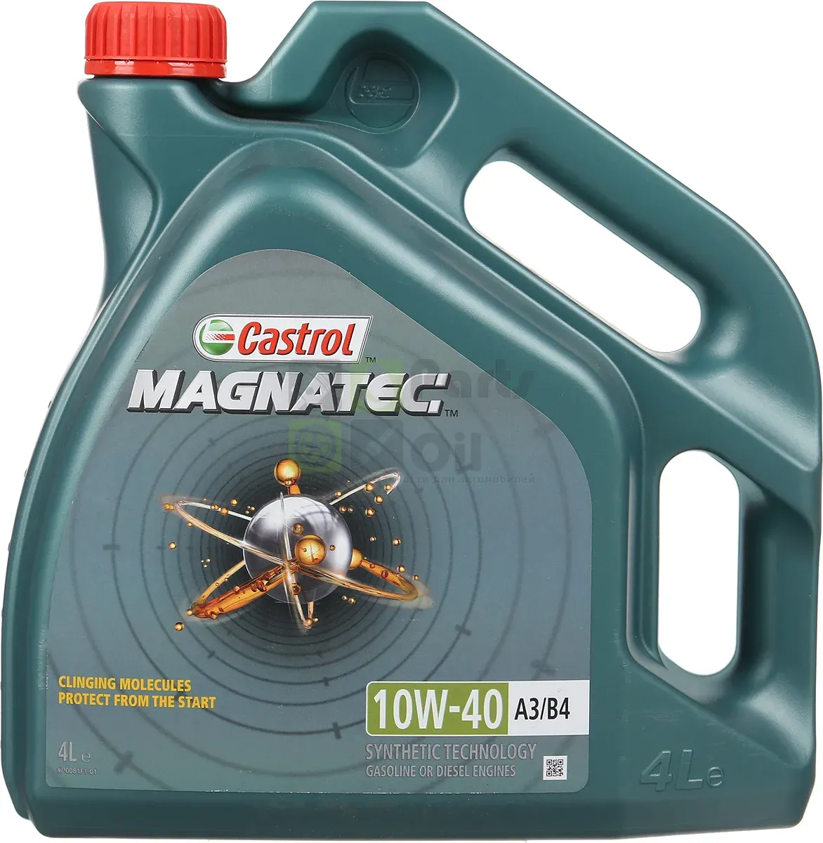 Моторное масло Castrol Magnatec A3B4 156EB4 10W40 4 л