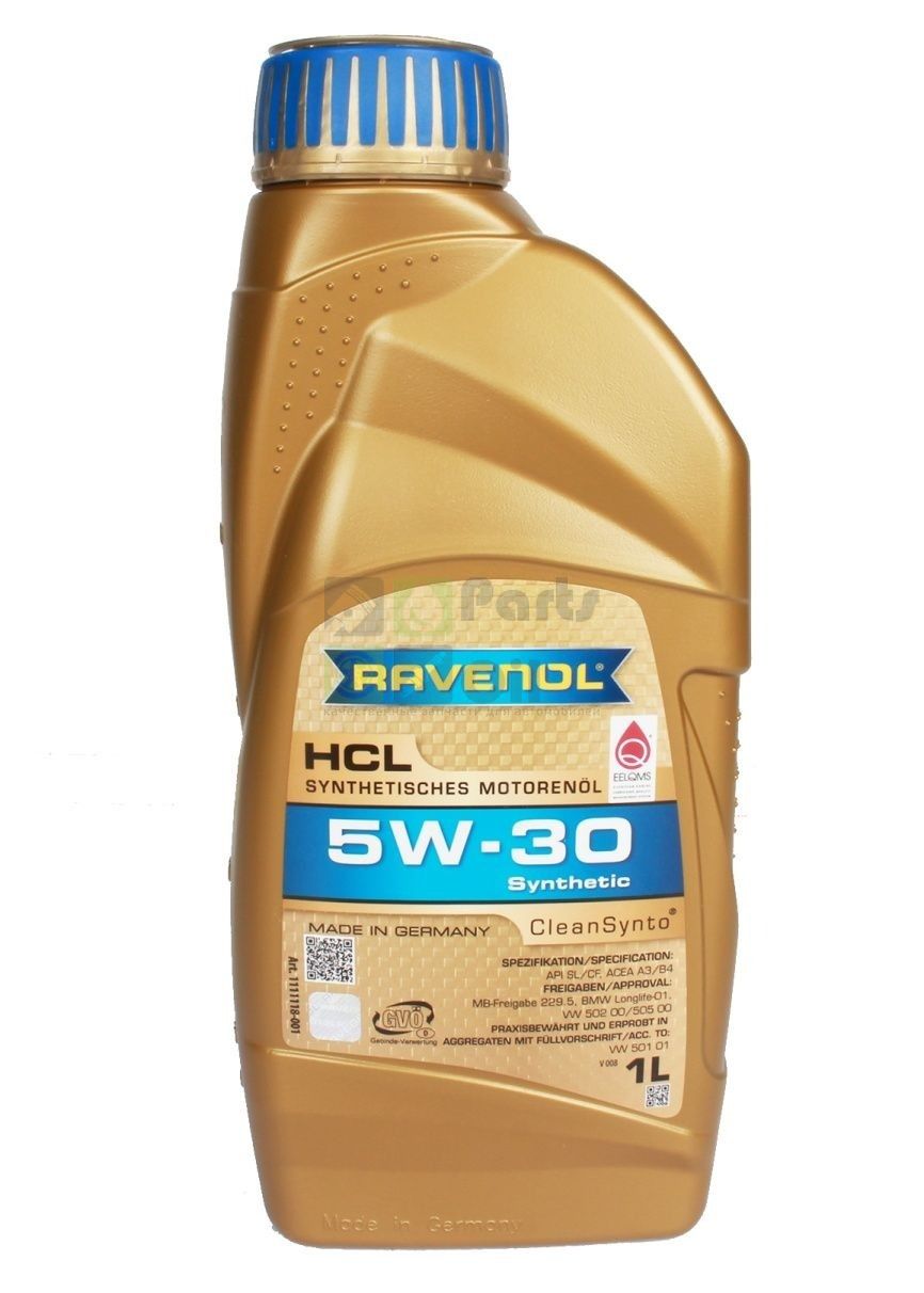 Моторное масло Ravenol 4014835722910 111111800101999 Hcl Sae 5w-30  1л Bmw Longlife-01