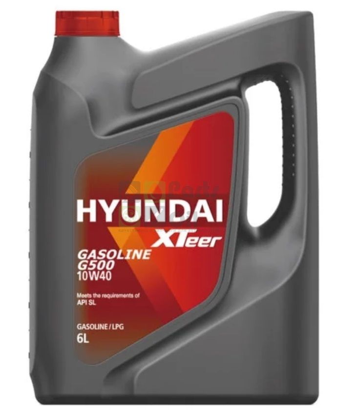 HYUNDAI XTeer Моторное масло Xteer Gasoline G500 10w40 Sl Apisl 6l  Hyundai Xteer^1061044