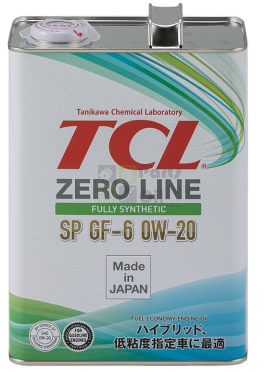 TCL Моторное масло Tcl Zero Line Fully Synth, Fuel Economy, Sp, Gf-6, 0W20, 20л
