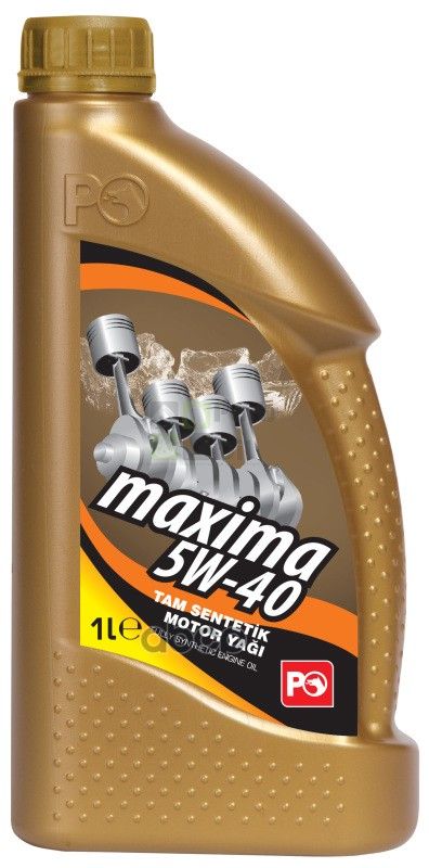 Моторное масло Petrol Ofisi MAXIMA 5W-40 синтетическое 1 л 11172-55YG