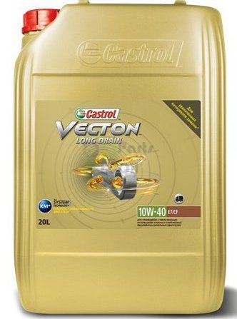 CASTROL VECTON LONG DRAIN 10W40 E6E9 20L_масло моторн.! синт.ACEA E6E7E9,Volvo VDS-4