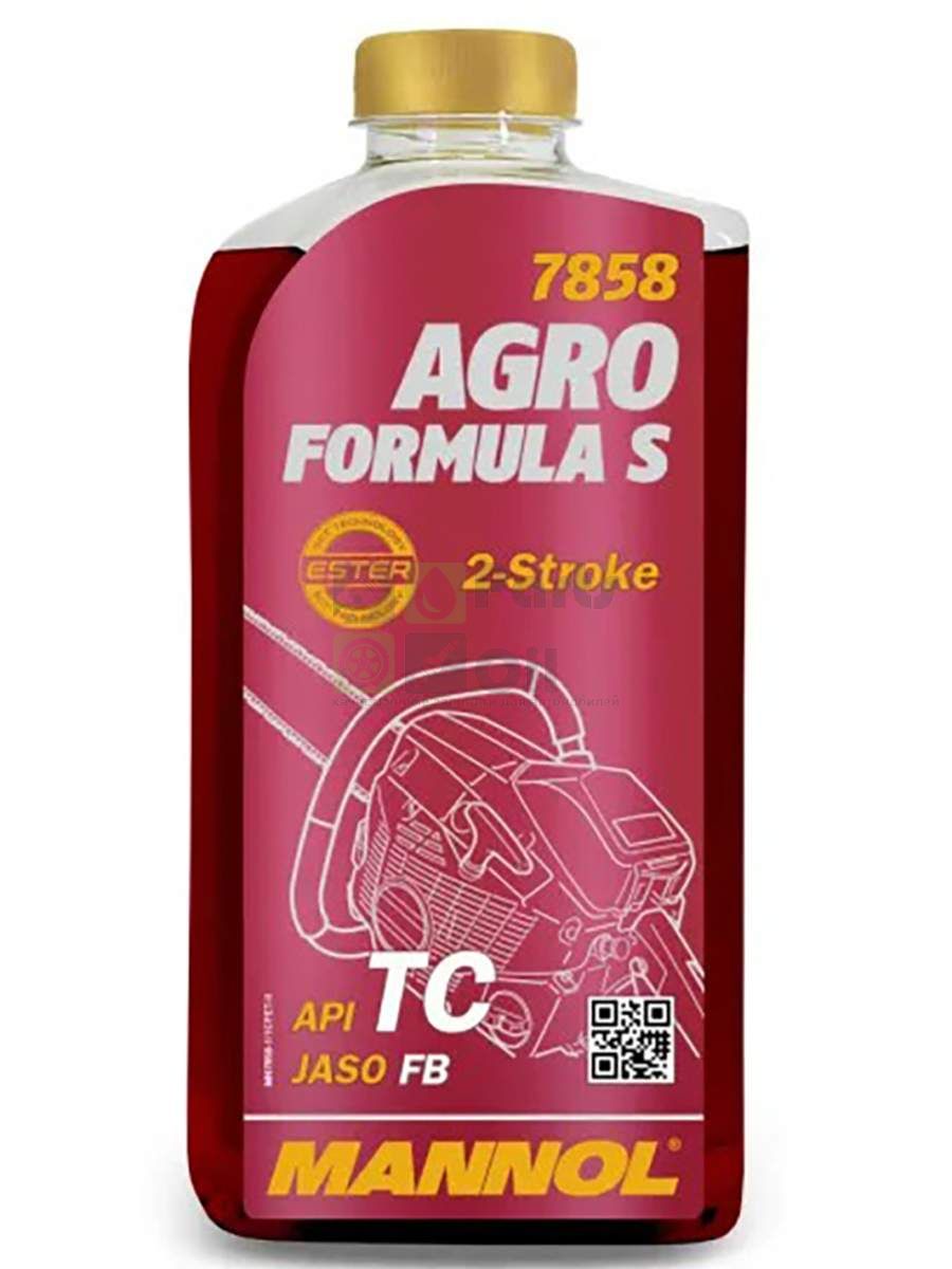 MANNOL 7858 Моторное масло 2-х такт 2-Takt Agro Formula S 100 мл синт.
