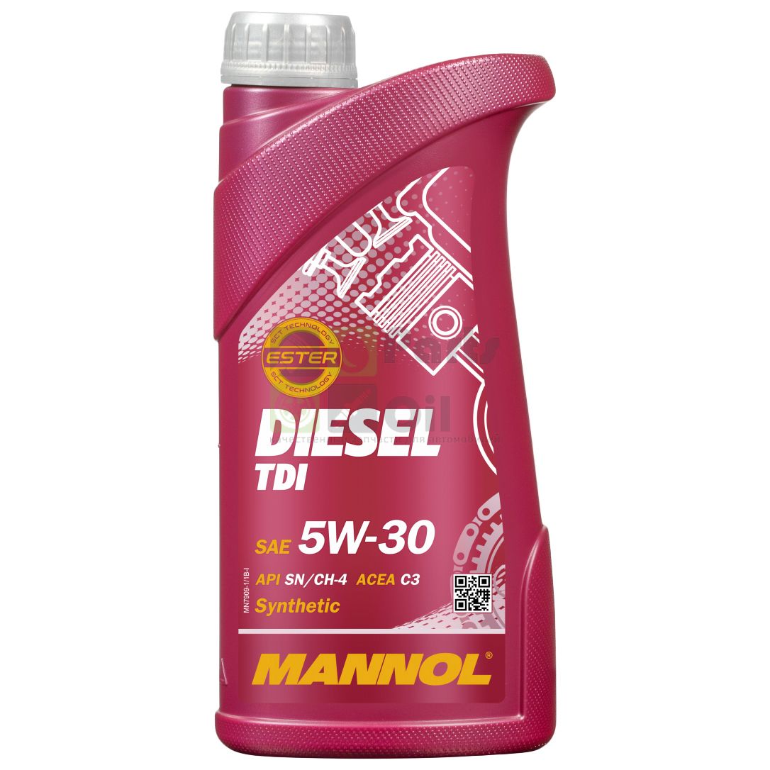 MANNOL DIESEL TDI 5W30 1 л. Синтетическое мотоное масло 5W-30 1035